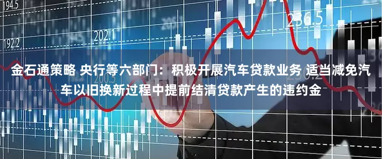 金石通策略 央行等六部门：积极开展汽车贷款业务 适当减免汽车以旧换新过程中提前结清贷款产生的违约金