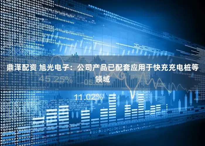 鼎泽配资 旭光电子：公司产品已配套应用于快充充电桩等领域