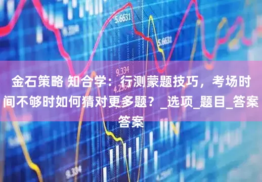 金石策略 知合学：行测蒙题技巧，考场时间不够时如何猜对更多题？_选项_题目_答案